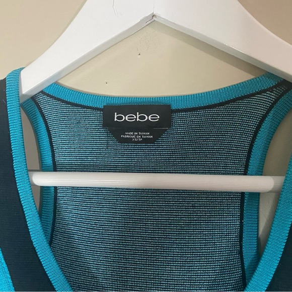 BeBe Color Blocked Floral Bandage Dress - Picture 5 of 6